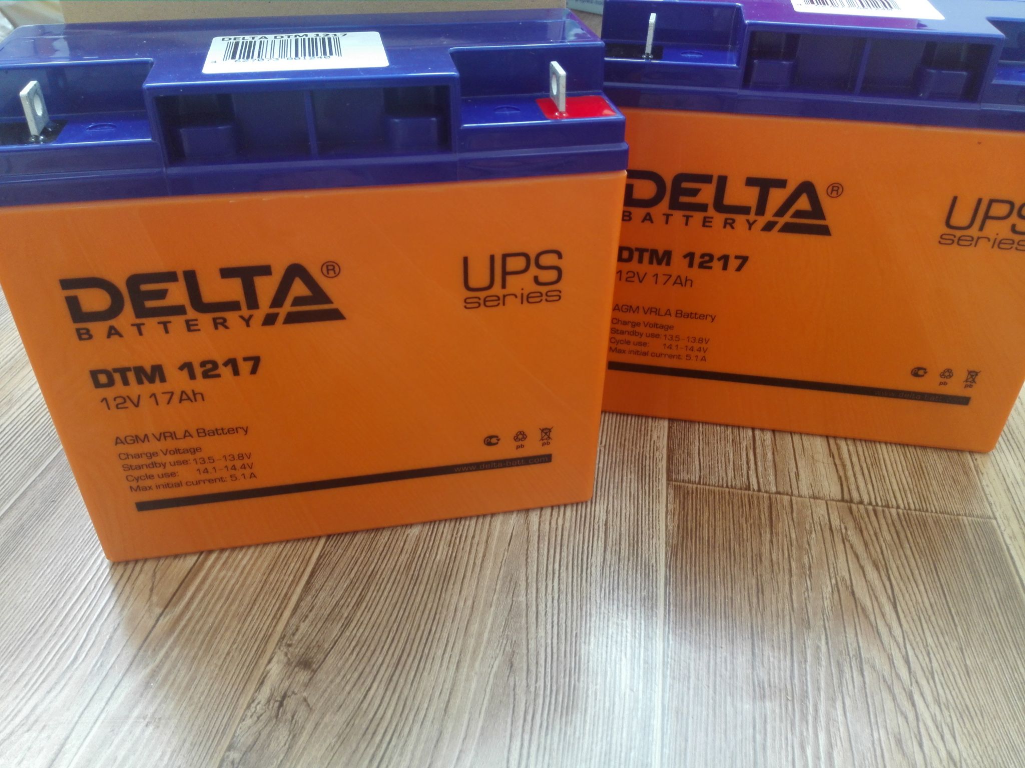 Delta dt 1207 - аккумулятор 12 в 7 ач