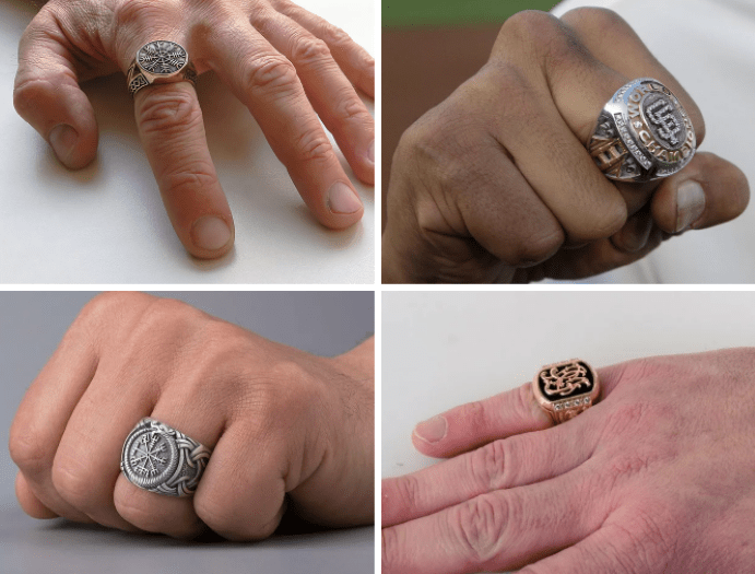 На каком пальце мужчины носят печатку: особенности выбора и значение ношения аксессуаров на каждом из пальцев