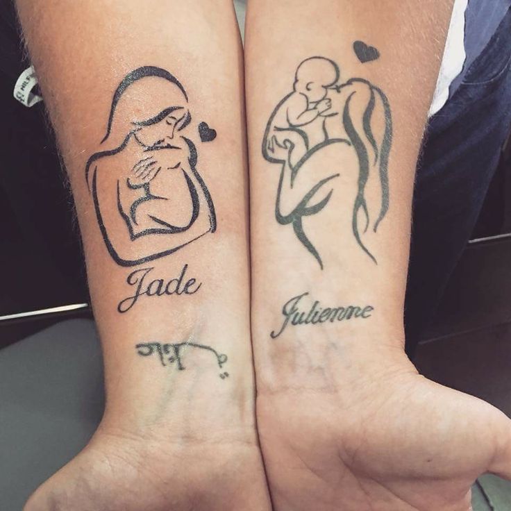 Татуировки для мамы двоих детей