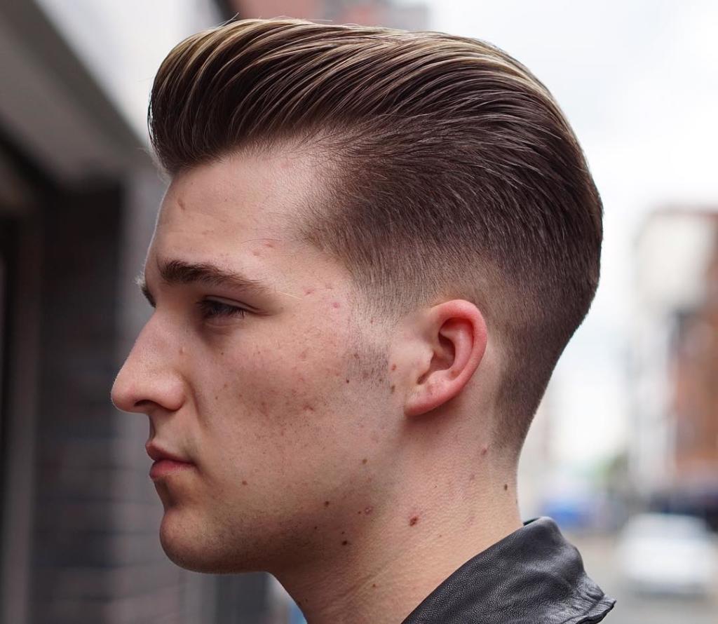 Мужская причёска с полоской: модные вариации и фото стрижки