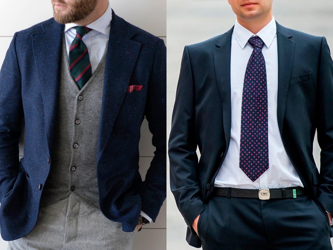 Как правильно подобрать галстук к костюму Основные рекомендации, удачные примеры Какой галстук подойдет к черному, коричневому, белому, бордовому и голубому костюму Рекомендации по выбору фактур