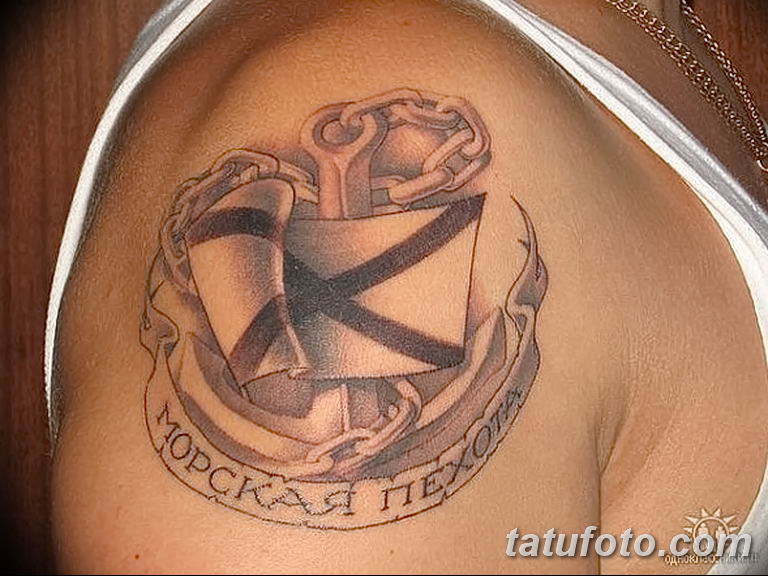 Татуировки морской пехоты Каспийской флотилии