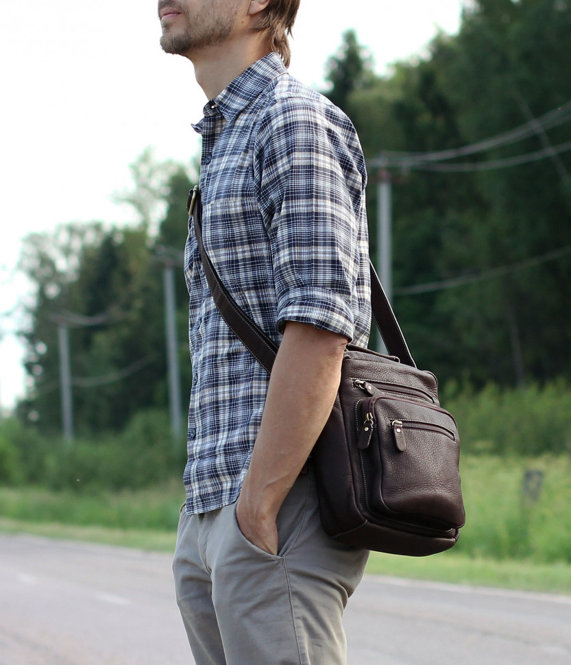 Мужские сумки из натуральной кожи (58 фото): барсетка, дипломат, через плечо, рюкзак, на пояс, спортивные или деловые модели