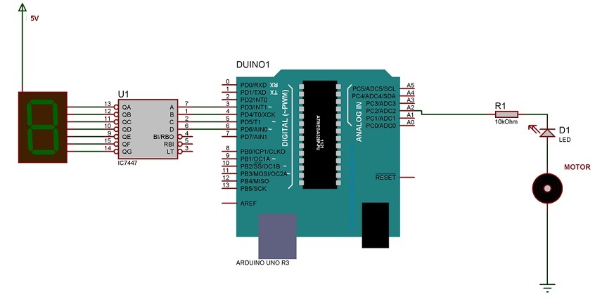Как подключить датчик холла 49e к arduino