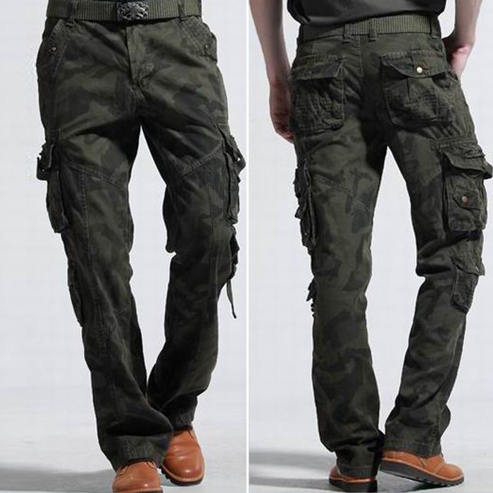 С чем носить мужские штаны милитари?