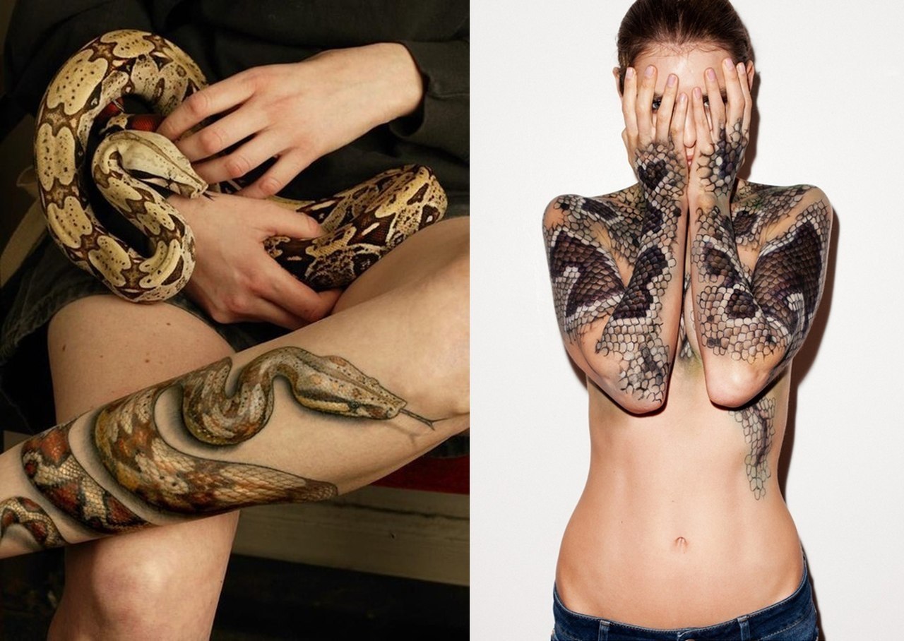 Tattoo * значение тату: змея.