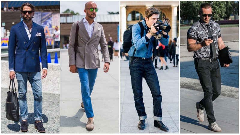 Обувь под мужские джинсы: какую носить летом, осенью и зимой