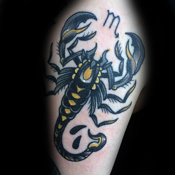 Татуировка “скорпион”: изящные изгибы и эффектный вид в одном рисунке