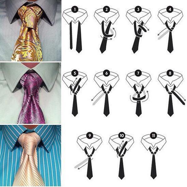 10 вариантов того, как правильно завязывать галстук самому