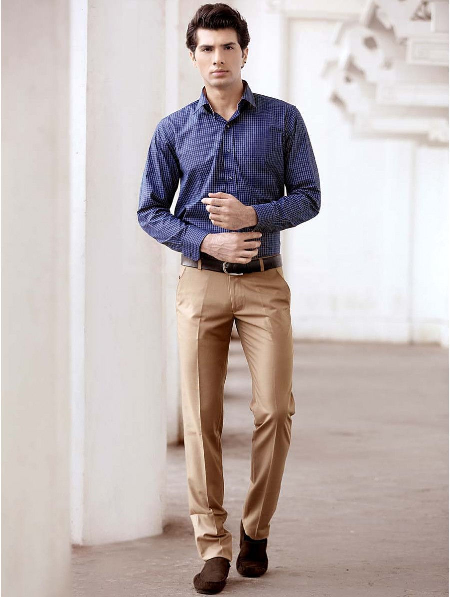 Сочетание цвета брюк и рубашки