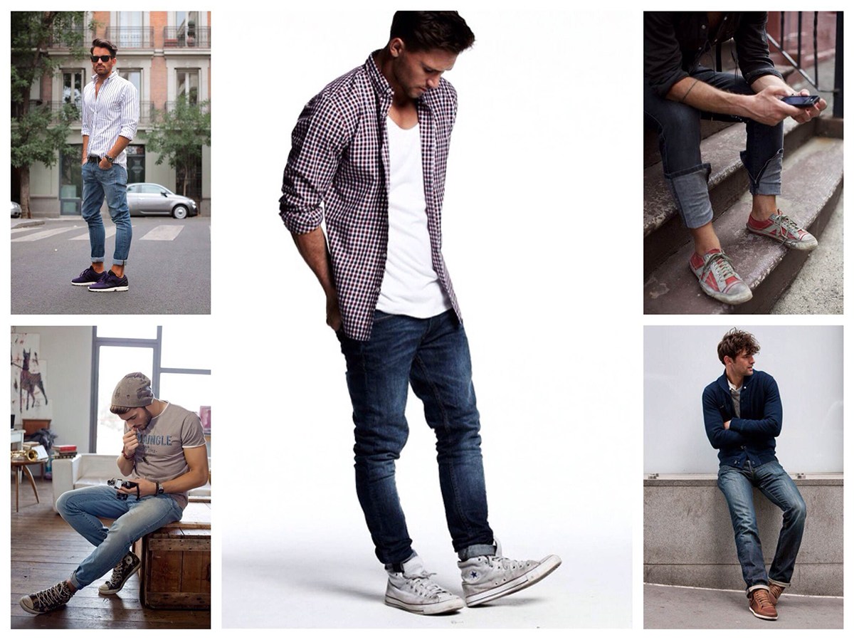 Как выбрать мужские туфли под джинсы Какие туфли хорошо подходят к джинсовым брюкам Нужно ли учитывать модель джинсов и цветовую гамму Стильные сочетания: красивые примеры трендовых образов