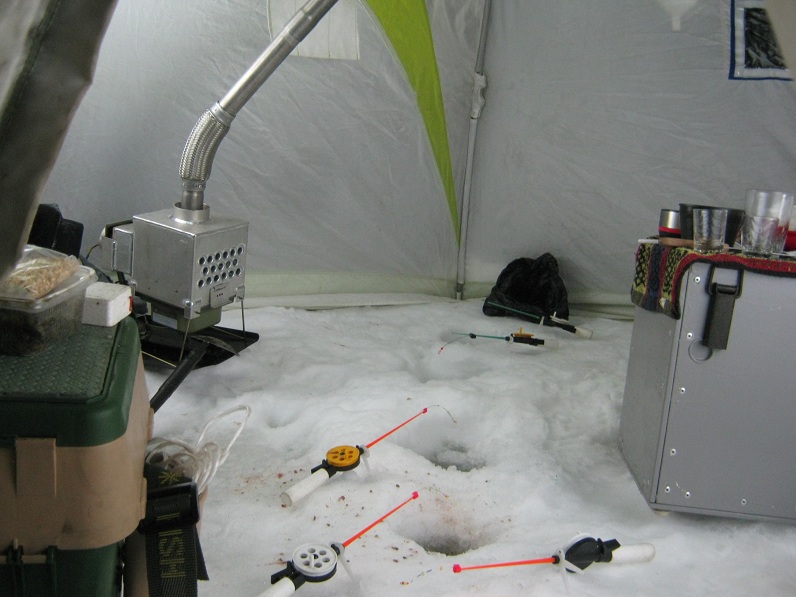 Как дождаться поклевки и не обморозиться? все об обогреве палатки зимой на рыбалке.