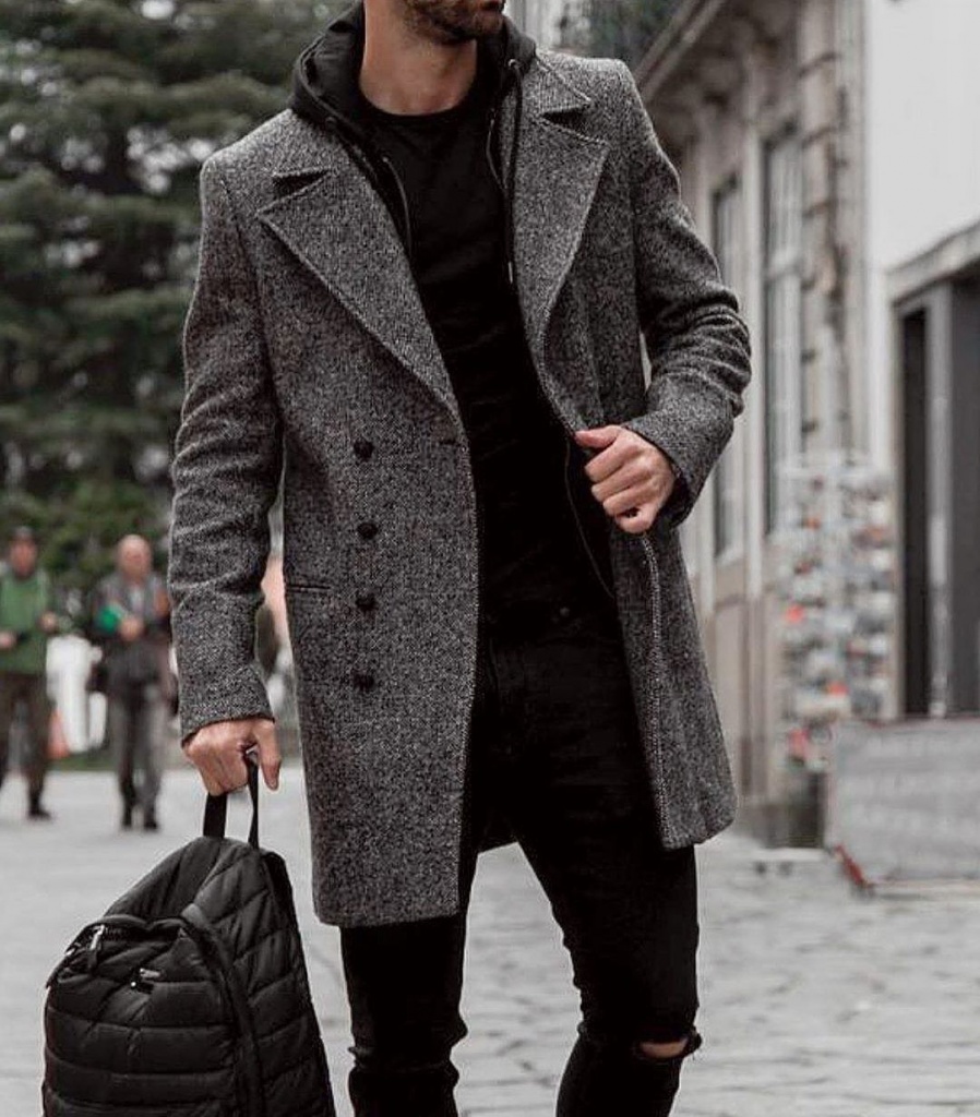 Как носить пальто мужчинам