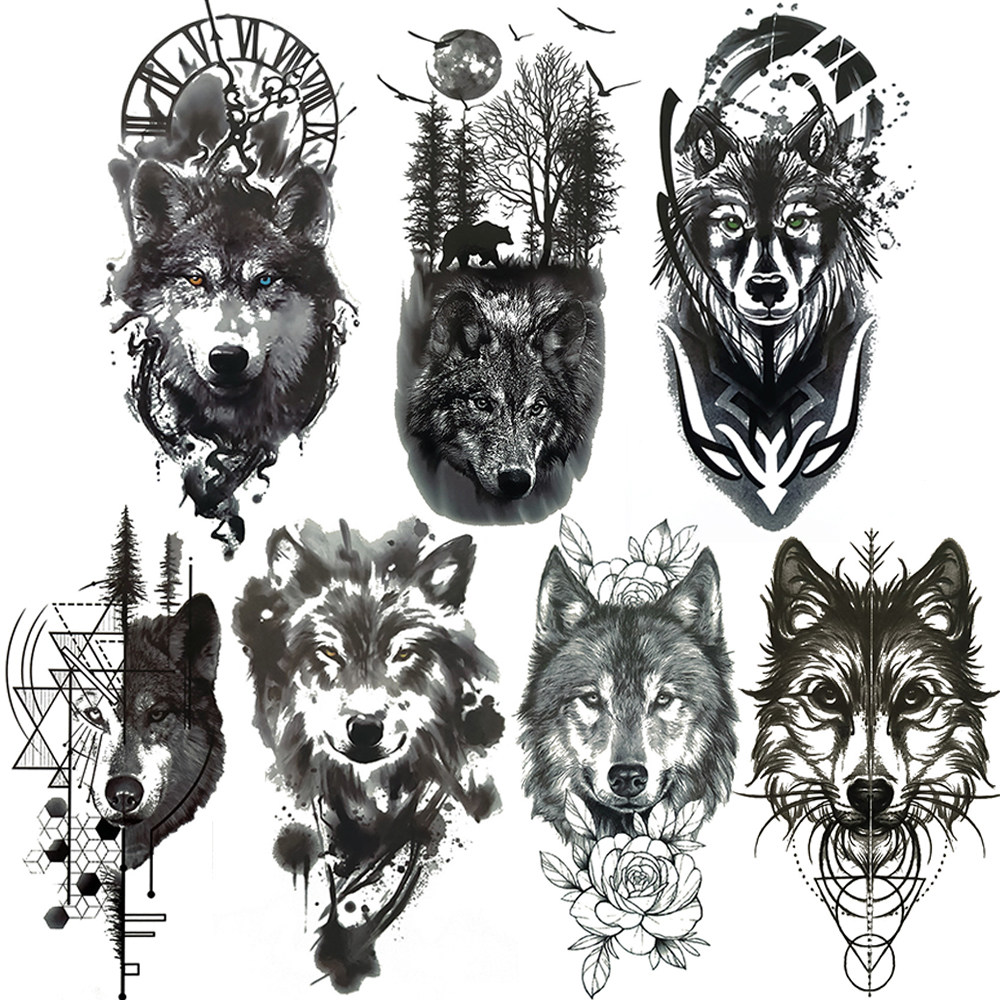 Тату волк - значение и эскизы татуировки с волком | tattoo-ideas.ru