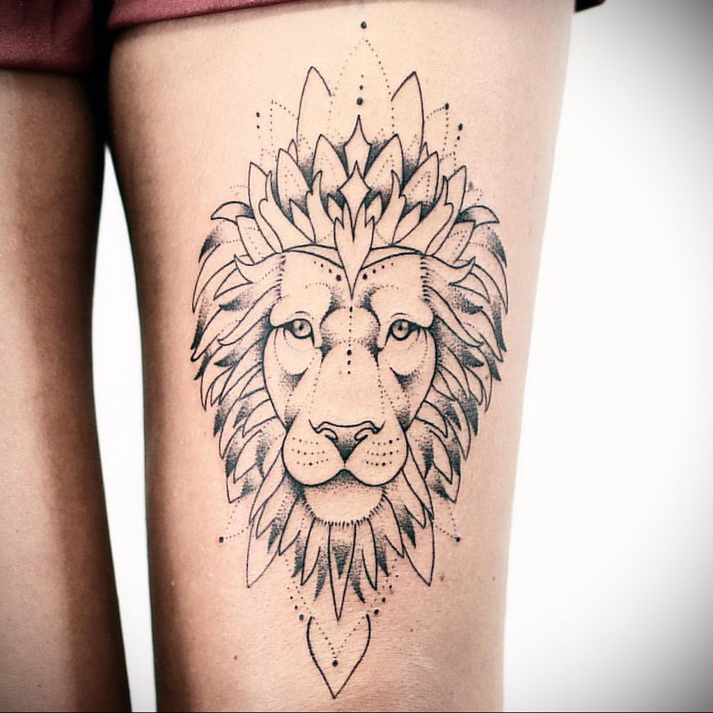 Мужские тату льва на руке - эскизы, значения, фото татуировок