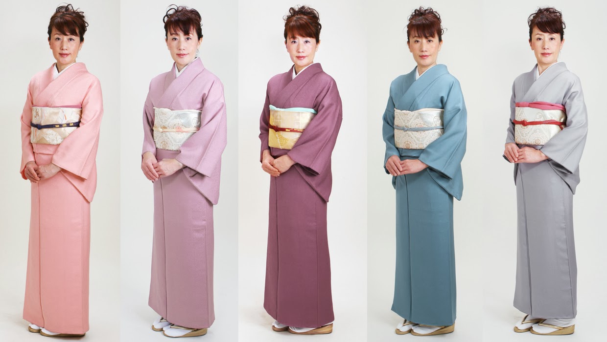 Типы женских кимоно