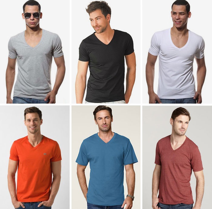 Выбираем мужскую футболку: критерии и виды изделий