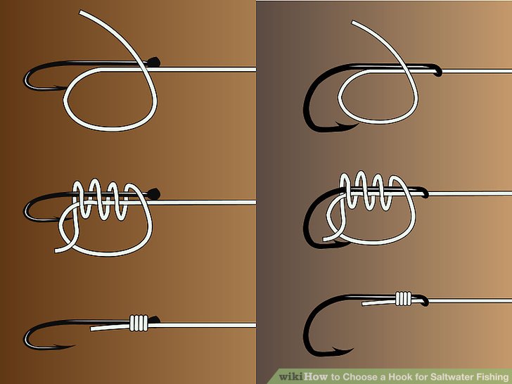Как завязать леску на крючок без ушка, какие узлы используются