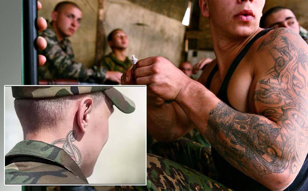 Берут ли в армию с татуировками, с какими тату и почему не возьмут служить