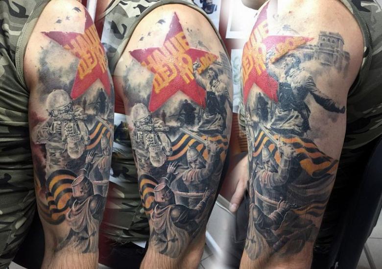 Военные Татуировки для мужчин