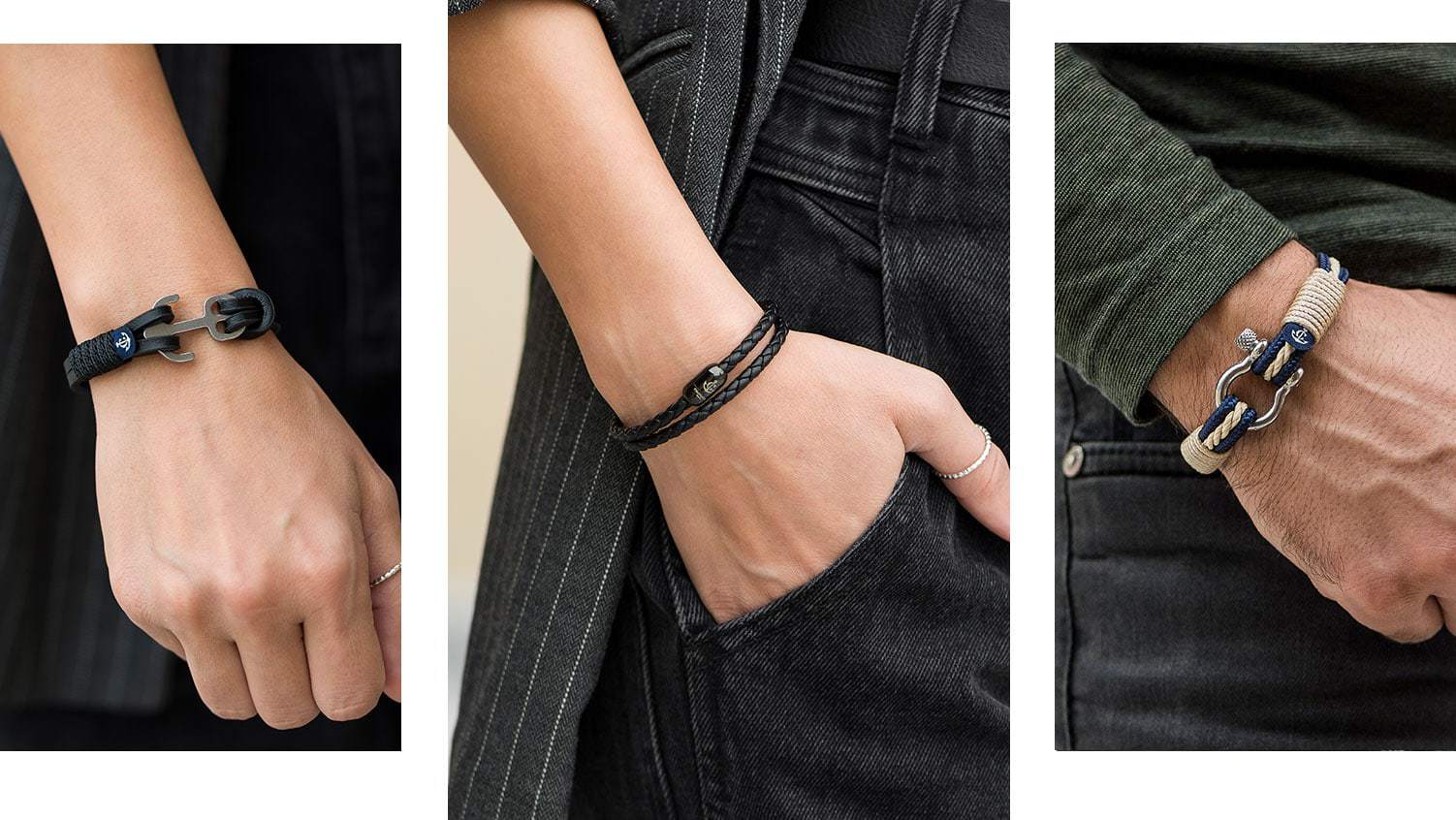 Виды мужских браслетов на руку: из кожи, камней, стали | модные новинки сезона