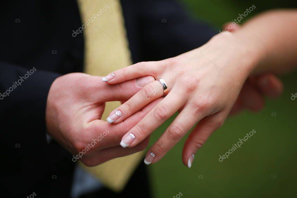 На какой руке носят обручальное кольцо?