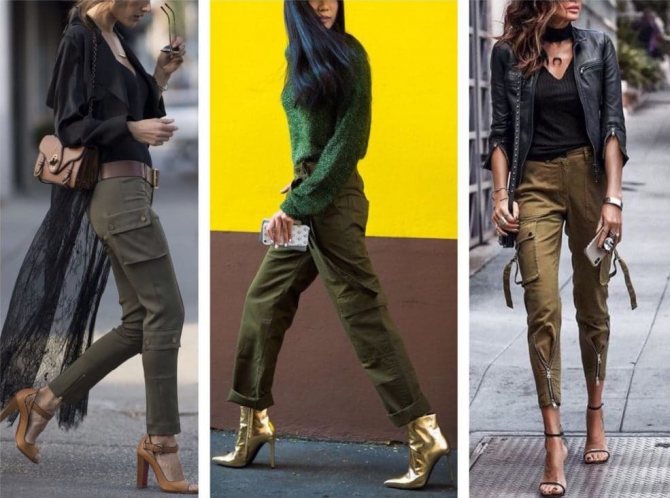 Женские брюки-карго – стильная находка для девушек