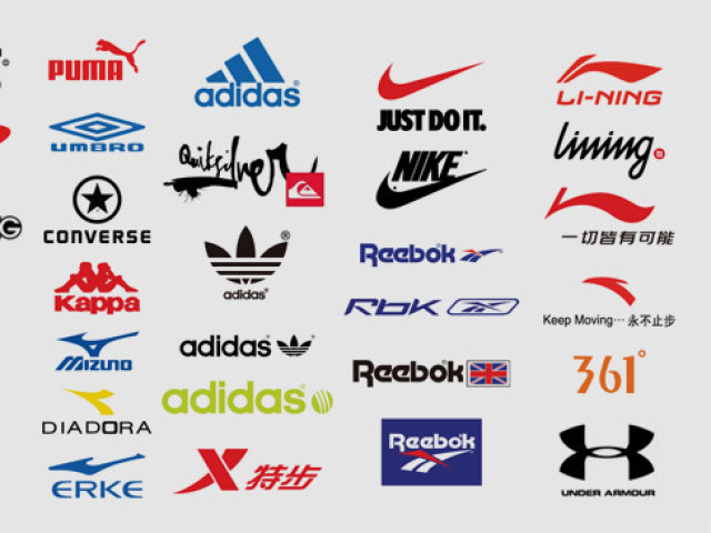 Название фирмы обуви. Спортивные бренды. Фирмы спортивной одежды. Бренды спортивной одежды. Бренды спортивной обуви.