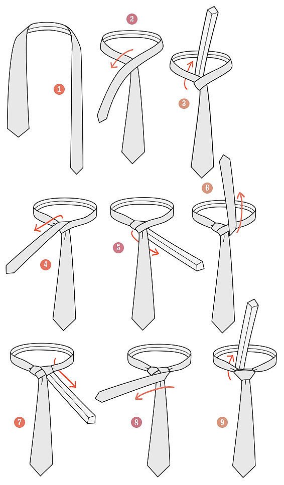 Топ-5 простых способов, как завязать галстук
