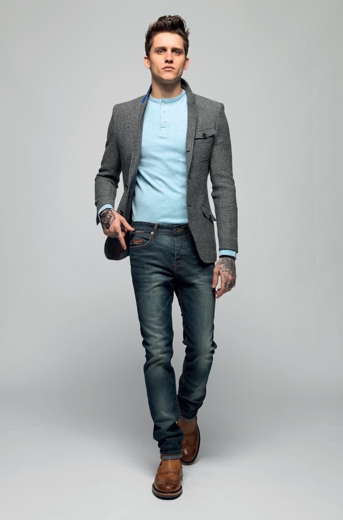 Какой пиджак можно носить с джинсами мужчинам: варианты стильных образов с джинсами 2019–2020