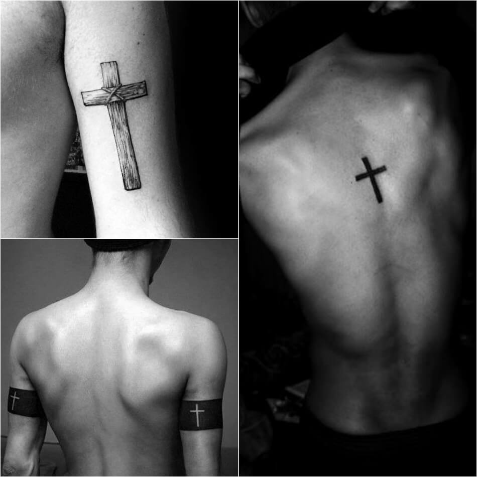 Тату крест на спине - значение, описание, фото татуировки