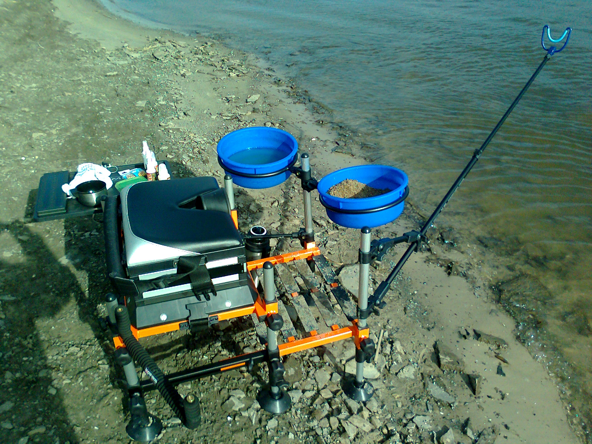 Самодельная рыболовная платформа