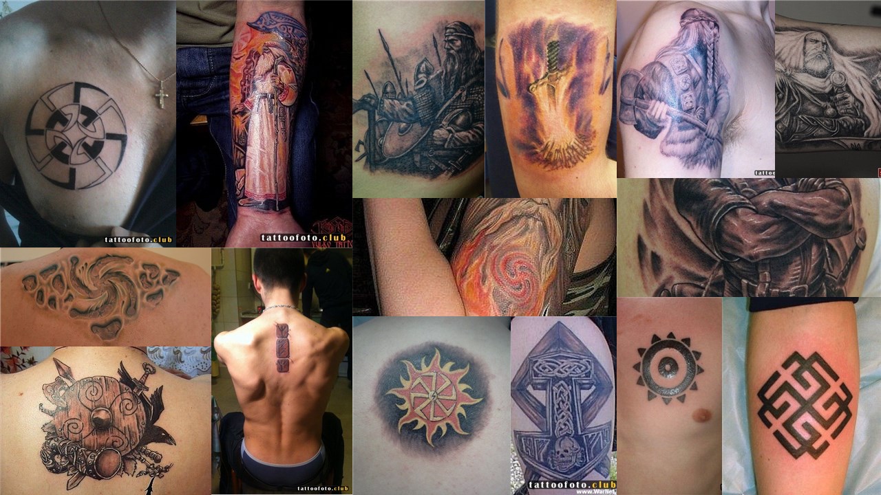 Татуировки мужские и их значение фото