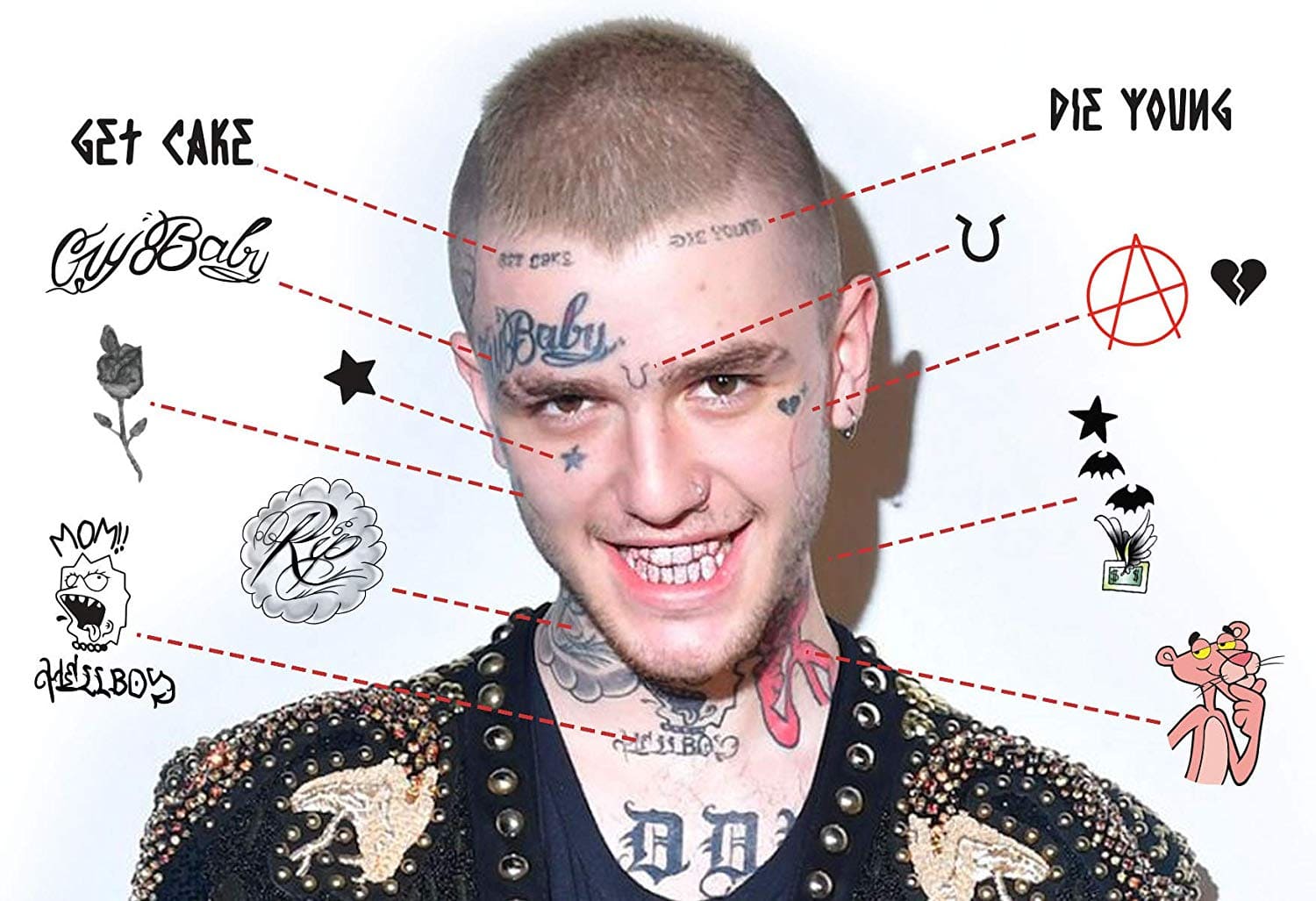 Lil peep homesick tattoo