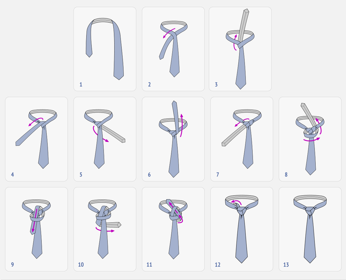 Как завязать мужской галстук пошаговые схемы с картинками | идеальный дом