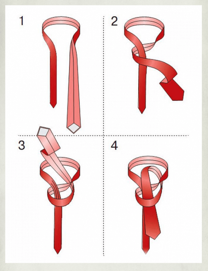 Галстук является стильным дополнением образа Как легко завязывать узел галстука пошагово Как просто и быстро завязать галстук Какие правильные схемы для мужчин диктует мода